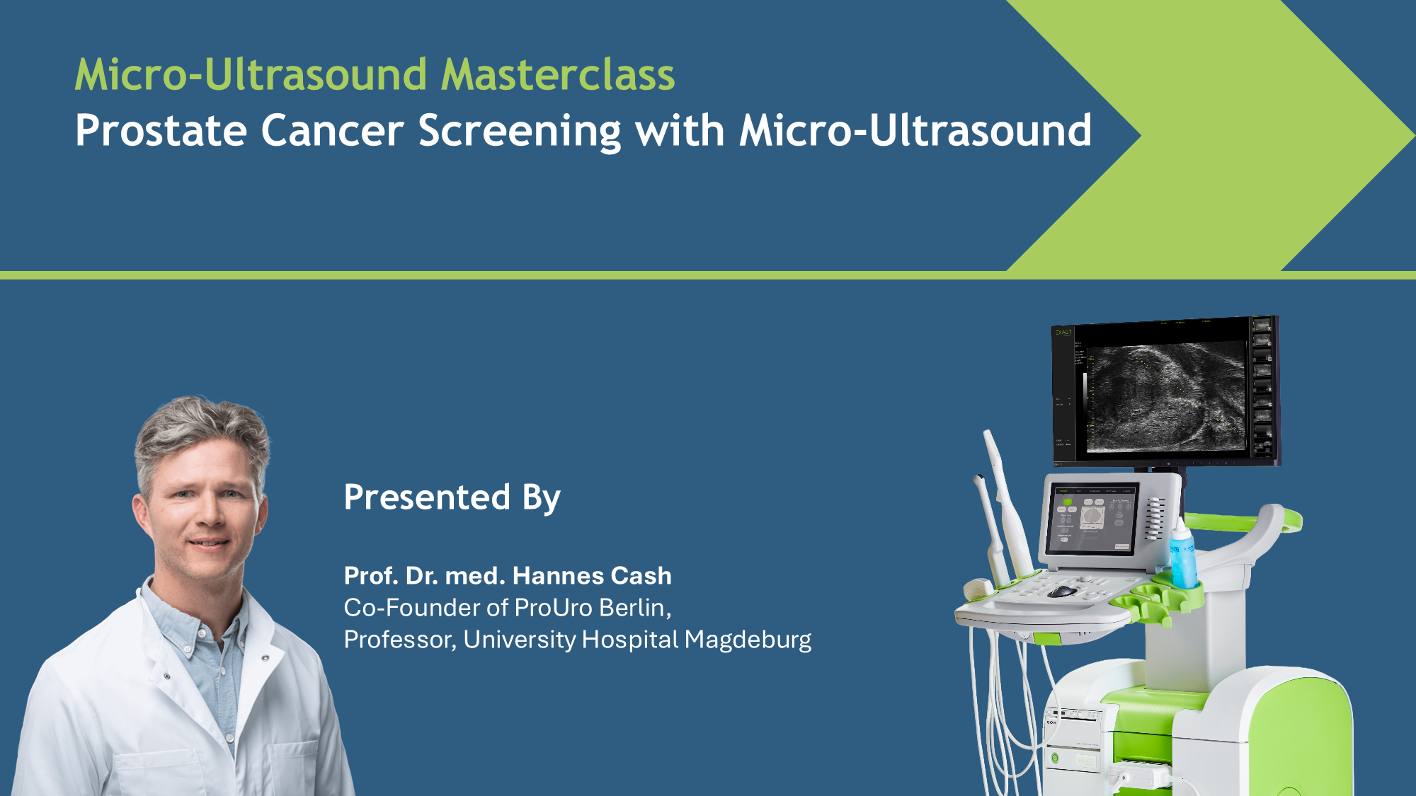 Micro Ultrasound Masterclass: Prostate Cancer Screening
